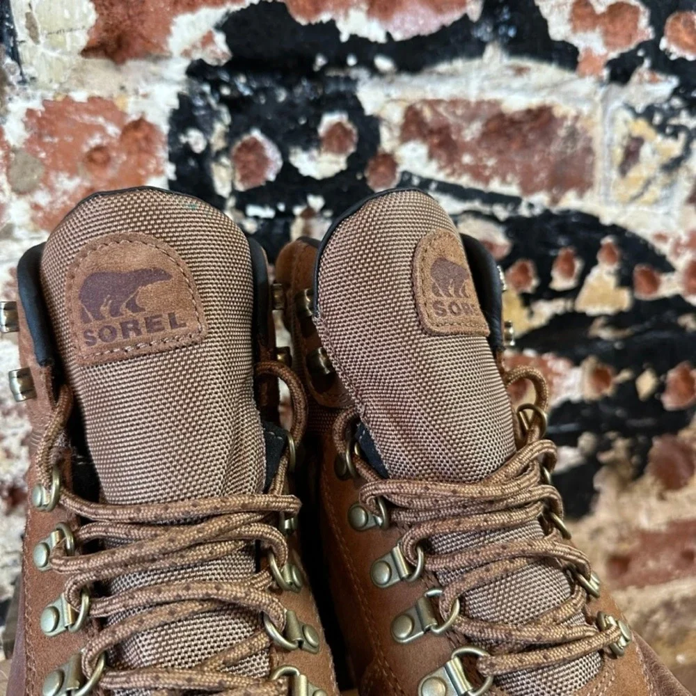 Sorel Ankeny II Hiker Boots Mens 10 Waterproof Hiking Brown Winter Casual